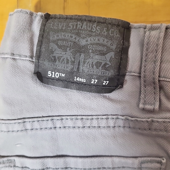 Levi's 510 Gray Woman Size 14 27x27 - Picture 3 of 6